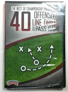 40 Offensive Line Drills for the Pass Game DVD 2015 Coaching Skills - Picture 1 of 2