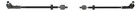 LEFT AND RIGHT SET TIE ROD VODS8204 FITS FOR MOOG