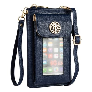 Small Crossbody Purse Cell Phone Wristlet Wallet for Women RFID - Picture 1 of 6