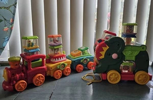 Fisher Price Peek A Boo Blocks Circus With Train, Pull Toy Elephant & 12 Blocks! - Picture 1 of 16