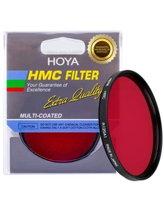49Mm Red Camera Lens Filter For Enhanced Contrast In Sky Flowers And Foliage - Picture 1 of 1
