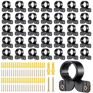 100 Pack 3/4 Inch Suspension Pipe Clamp Pex Clamps Conduit Clamp with Screws for - Picture 1 of 7