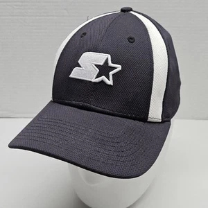Cappello Starter Dri Star aderente taglia M/L nero bianco berretto baseball logo S🌟 - Foto 1 di 8