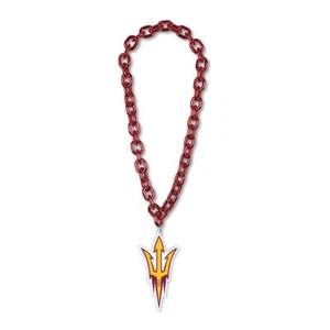 Arizona State Sun Devils Necklace Big Fan Chain - Picture 1 of 1