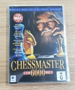 ChessMaster 6000 For Mac Josh Waitzkin Learning Company Mattel 2000 Sealed NEW - Picture 1 of 2
