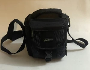 EveCase Nylon Padded Camera Bag Gray Blue - Medium - 8" x 8" x 7" - Picture 1 of 6