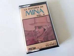 Mina Anna Mazzini La Historia Vol II Cassette Tape Argentina Pressing EXC Condit - Picture 1 of 3