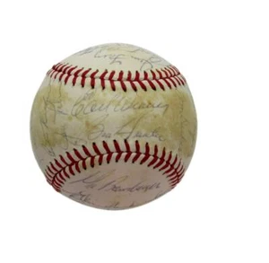 1971 Orioles Team Signed OAL Baseball (27) Robinson Palmer Weaver HOFers 193600 - Picture 1 of 6