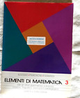Elementi di matematica 3 - Dodero, Baroncini, Manfredi - Ed. Ghisetti Corvi 1999