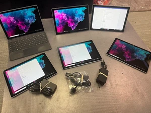 Microsoft Surface Pro 5 -LOT OF 6-MINOR ISSUES BUT WORKING - Picture 1 of 10