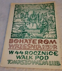 BOHATEROM WRZESNIA 1939R Heros of Sept 1939 Tomaszow Lubelski - Picture 1 of 3