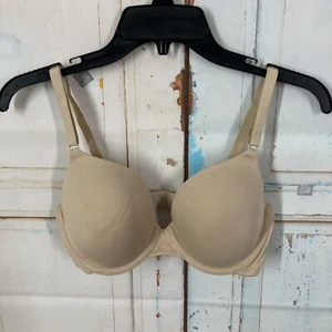 Fruit Of The Loom Womens FT797PK T-Shirt Bra Size 34C Nude Cotton Blend - Picture 1 of 10