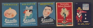 Safety Matches Matchbox Label - Taschentuch (Germany), SOLO BFI etc - Picture 1 of 1