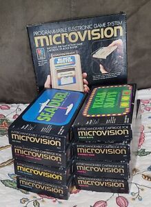 ThriftCHI ~ Microvision Programmable Game System & 8 Games All w Obs