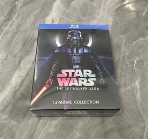 Star Wars: The Skywalker Saga 12-Movie Collection (12-Disc Blu-ray ) New Sealed - Picture 1 of 4