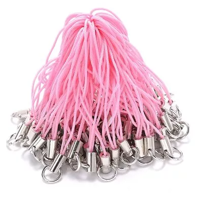 500/1000pcs Mix Polyester Cord Jump Ring Lanyard Rope Keychain Pendant Handmade - Image 1 of 4