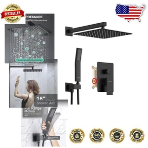 12 Inch Rain Shower Head with Handheld Mixer & Scald Protection Technology - Picture 1 of 8