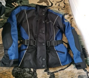 Dynamic Mens Size S,L,11 Motorcycle jacket with zip out liner,arm pads - Picture 1 of 12