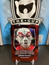 2011-12 Between The Pipes Masked Men IV Ruby Die Cuts #MM21 Ed Giacomin