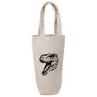 'T Rex Head' Cotton Wine Bottle Gift / Travel Bag (Bl00033376)