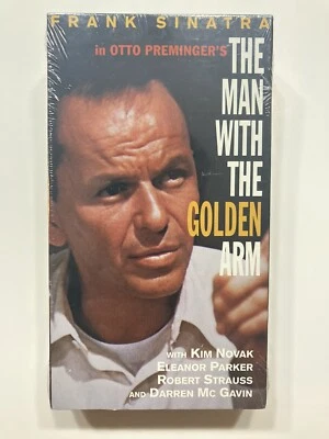 The Man With The Golden Arm VHS tape  Frank Sinatra Kim -SEALED - Image 1 of 4