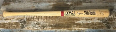 Bate Yadier Molina SGA Cardenales de San Luis 29 pulgadas Rawlings Big Stick firmado automático Foto 1 de 4