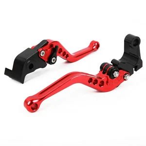 Palancas de freno de embrague corto CNC rojas para Yamaha R6 2005-2016 / R1 2004-2008 EE. UU. - Imagen 1 de 6