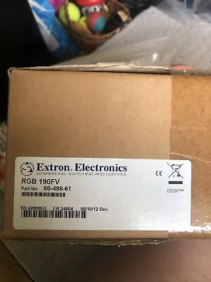 New Extron RGB 190FV Universal Computer-Video Interface With Power Supply - Image 1 of 3