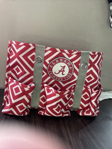 alabama crimson tide red tote bag 14” Cover