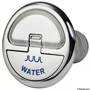 Relleno de cubierta de agua bloqueable de acero inoxidable 38 mm con cuello en ángulo DFQLSSWR3830D - Imagen 1 de 4