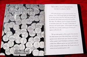 INCOMPLETE WASHINGTON QUARTERS STATE COLLECTION VOLUME II 2004-2008 ALBUM - Picture 1 of 7