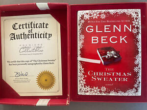  GLENN BECK The Christmas Sweater Book SIGNED Limited Edition with Certificate
