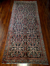 Exquisite 1960's Authentic Vintage Mint Hand Made Knotted Runner 9' x 4' ft
