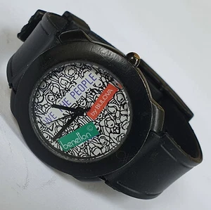 "We The People"" BENETTON by BULOVA Quartz ETA 561.001/561.101 Orologio da polso - Foto 1 di 12
