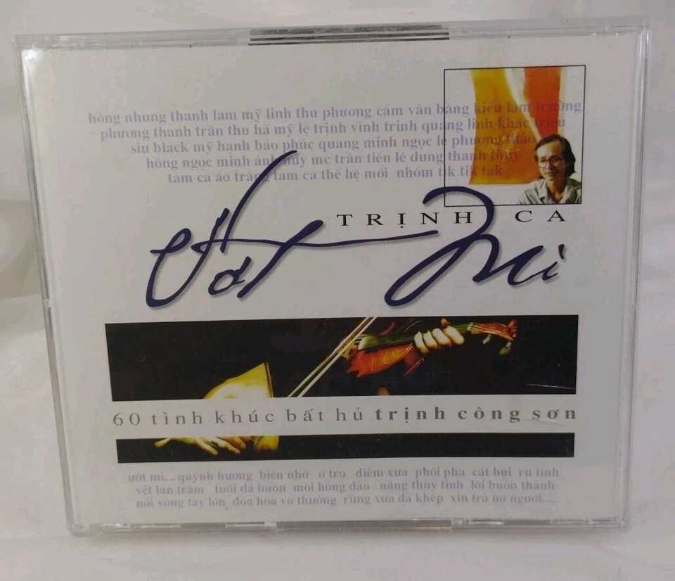 60 Immortal Love Songs Of Trinh Cong Son 4 CD Vietnamese READ AD! đọc quảng cáo Foto 1 de 4