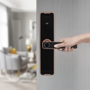 Cerradura de puerta inteligente con huellas dactilares biométricas oro rosa nuevo New - Imagen 1 de 18