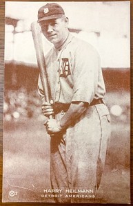 1922 Exhibits W461 HARRY HEILMANN | Postcard Back | GRADEABLE | 100 YEARS OLD