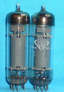 Pair- Telefunken 6BQ5 EL84 Vintage Electronics Tubes with - Picture 1 of 2