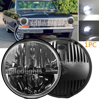 DOT 7" Round HI/LO Beam LED Headlights fit Chevrolet 1962-1980 C10 Pickup Truck - Image 1 of 4