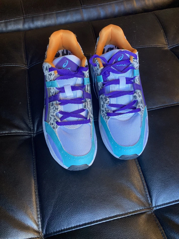 Men's Asics Gel BND "Zebra Print" Athletic Fashion Sneakers 1021A248 100 Size9.5 - Image 1 of 4