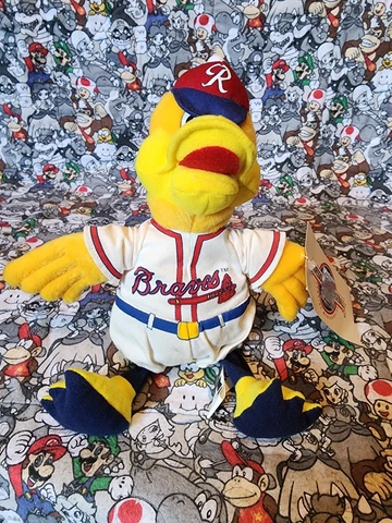 RARE Richmond Braves Minor League Diamond Duck Mascot Beanie Plush Atlanta Cover