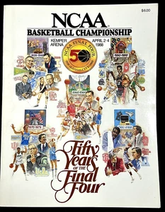 1988 NCAA Basketball Championship Fifty Years Of The Final Four Program - Picture 1 of 3