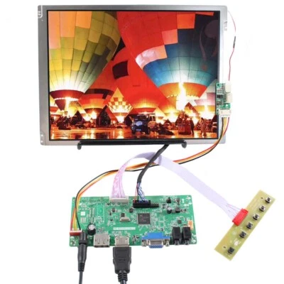 10,4 Zoll 800x600 4:3 500nit TFTLCD Bildschirm und HD DP VGA LVDs Controller Platine - Bild 1 von 4