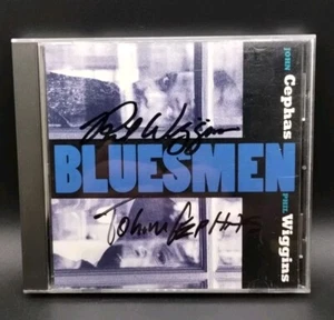 Autographed Bluesmen Cd By John Cephas (Deceased) Phil Wiggins 1993 Htf Oop - Picture 1 of 4