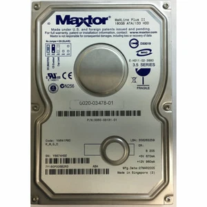 7Y180P0 - Maxtor 180GB 7200 RPM IDE 3.5" HDD - Picture 1 of 1