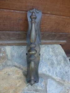 Vintage Amerock casa carrozza ottone antico 15 3/4" maniglia estraibile porta - Foto 1 di 5