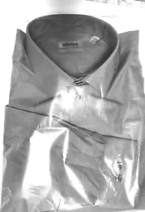 Kenneth Cole. Unlisted. Men's Dress Shirt. Lt.Gray Size 16-16 1/2 34/35 Regular - Picture 1 of 2