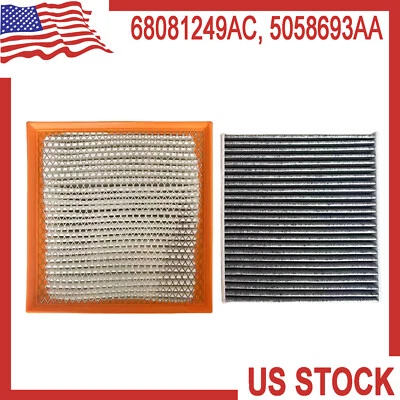 Engine&Cabin Air Filter Combo Set Fits For 2011-2018 Dodge Journey Avenger 3.6L Foto 1 de 4
