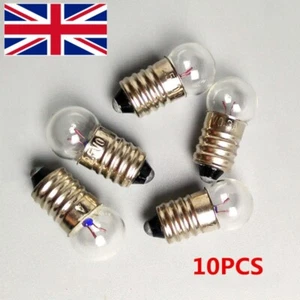 10X E10 2.5V / 0.3A 0.75W Miniature Screw Base Light Bulb Lamp Flashlight Torch - Picture 1 of 16