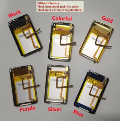Bateria 3000mAh + kits de atualização de capa traseira para iPod Video Classic 160GB-6 cores - Imagem 1 de 4